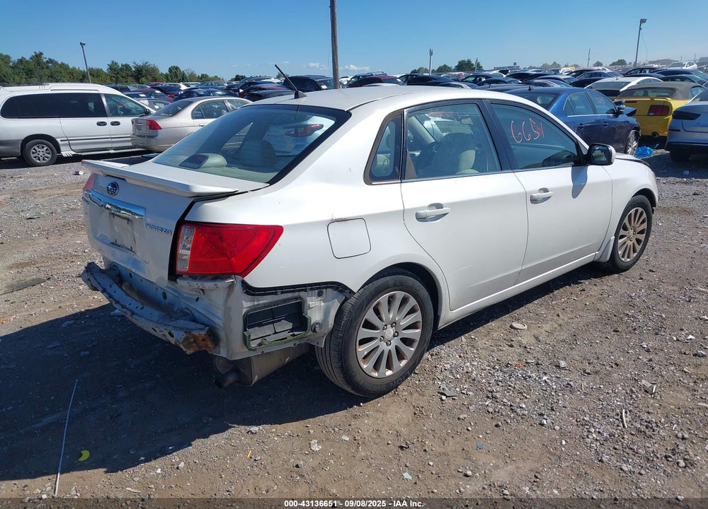2009 SUBARU IMPREZA VIN: JF1GE60659H507049