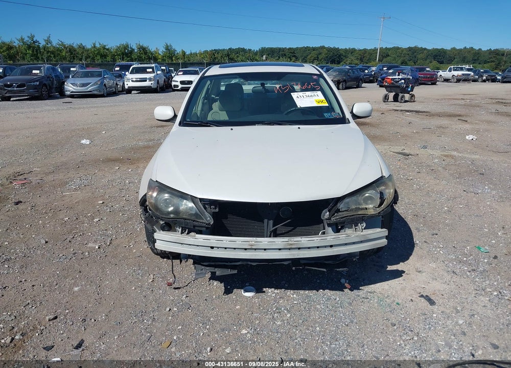 2009 SUBARU IMPREZA VIN: JF1GE60659H507049