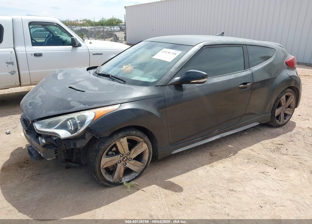 2015 HYUNDAI VELOSTER TURBO VIN: KMHTC6AEXFU235424