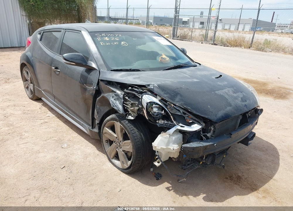 2015 HYUNDAI VELOSTER TURBO VIN: KMHTC6AEXFU235424