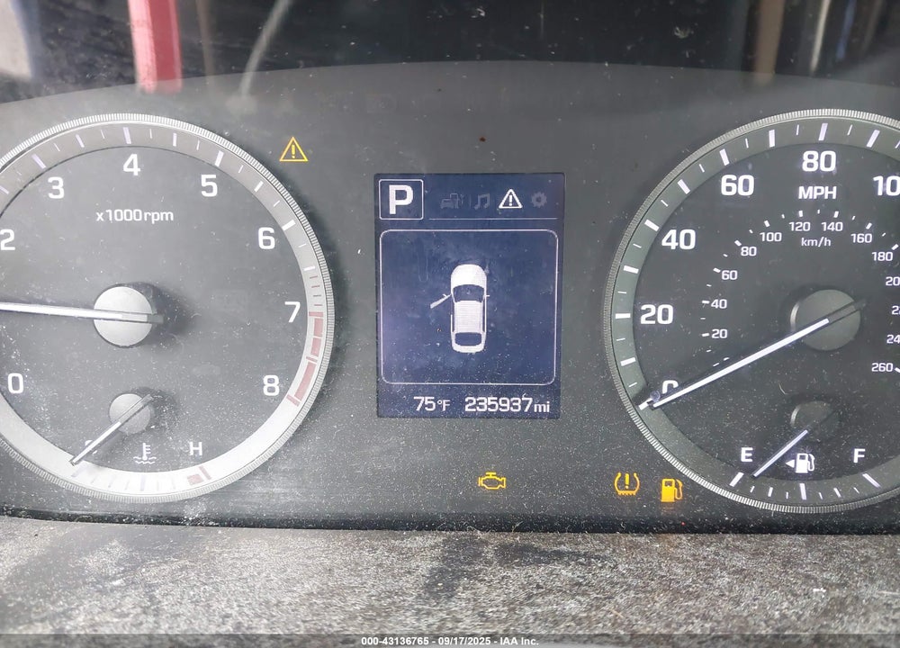 2015 HYUNDAI SONATA SE VIN: 5NPE24AF7FH257212