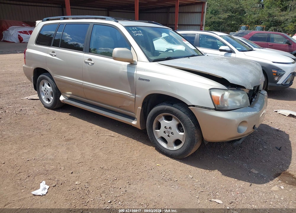 2006 TOYOTA HIGHLANDER LIMITED V6 VIN: JTEEP21AX60140985