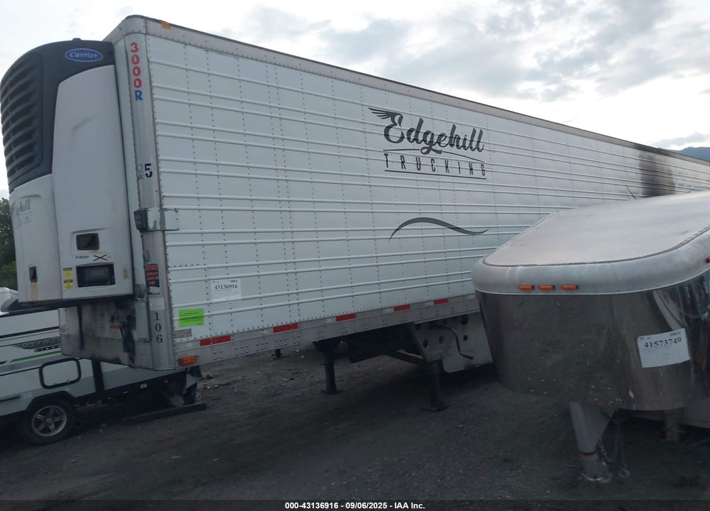 2015 UTILITY TRAILER MFG REEFER SEMI TRAILER VIN: 1UYVS2534FU187809