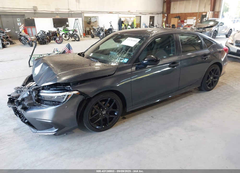 2022 HONDA CIVIC VIN: 2HGFE2F59NH610851