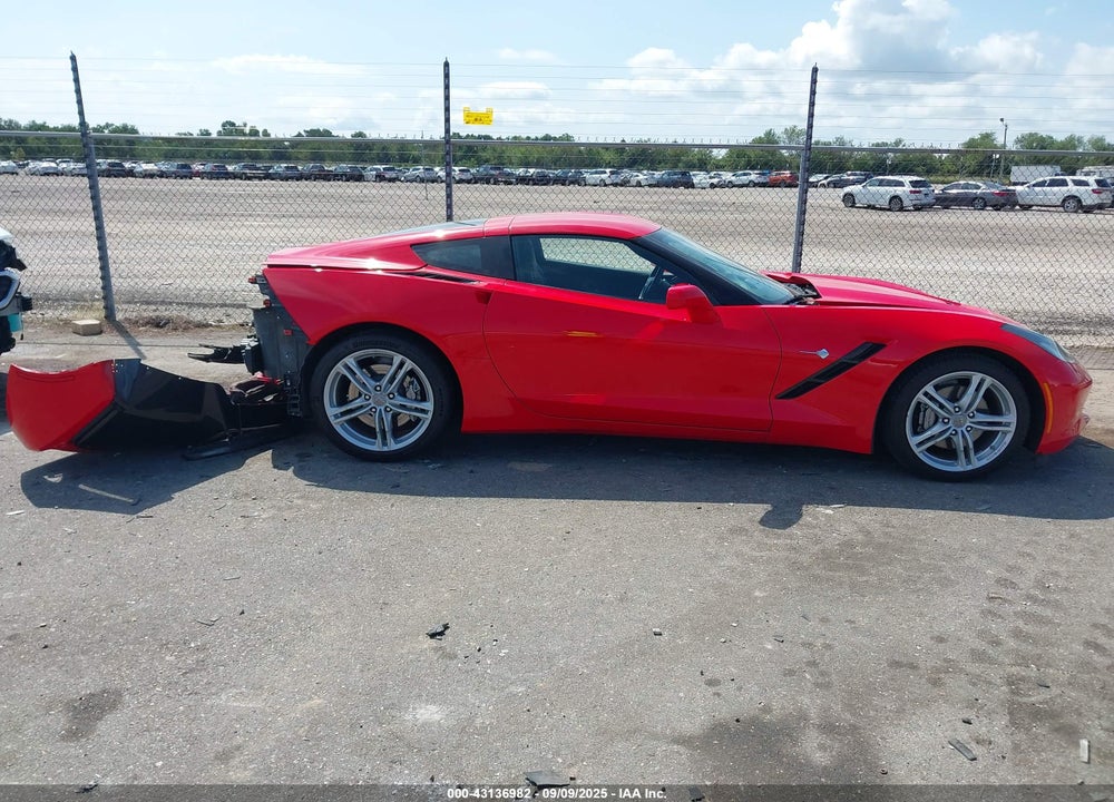 2016 CHEVROLET CORVETTE STINGRAY VIN: 1G1YB2D70G5112660