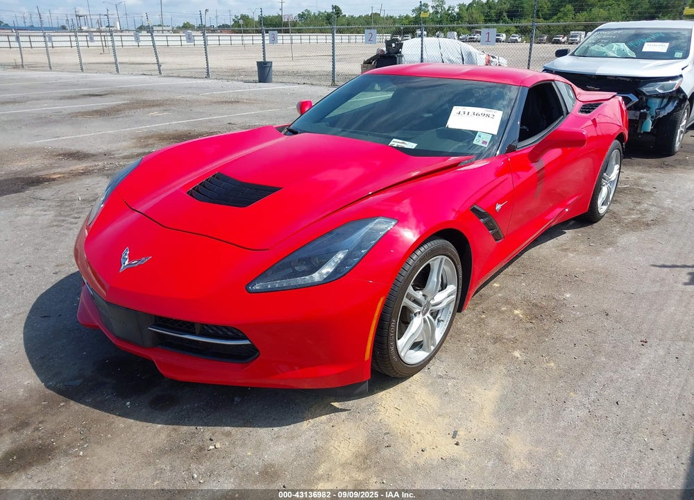 2016 CHEVROLET CORVETTE STINGRAY VIN: 1G1YB2D70G5112660