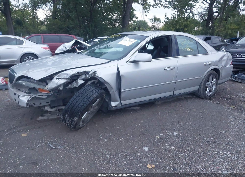 2002 LINCOLN LS V8 AUTO VIN: 1LNHM87A42Y685270