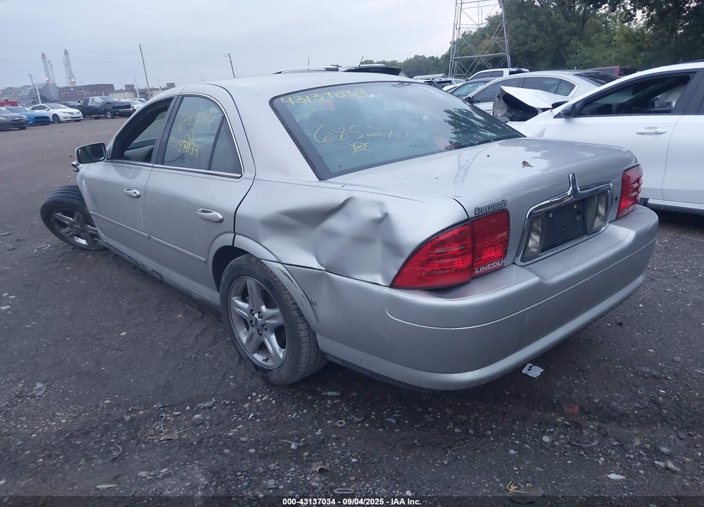 2002 LINCOLN LS V8 AUTO VIN: 1LNHM87A42Y685270