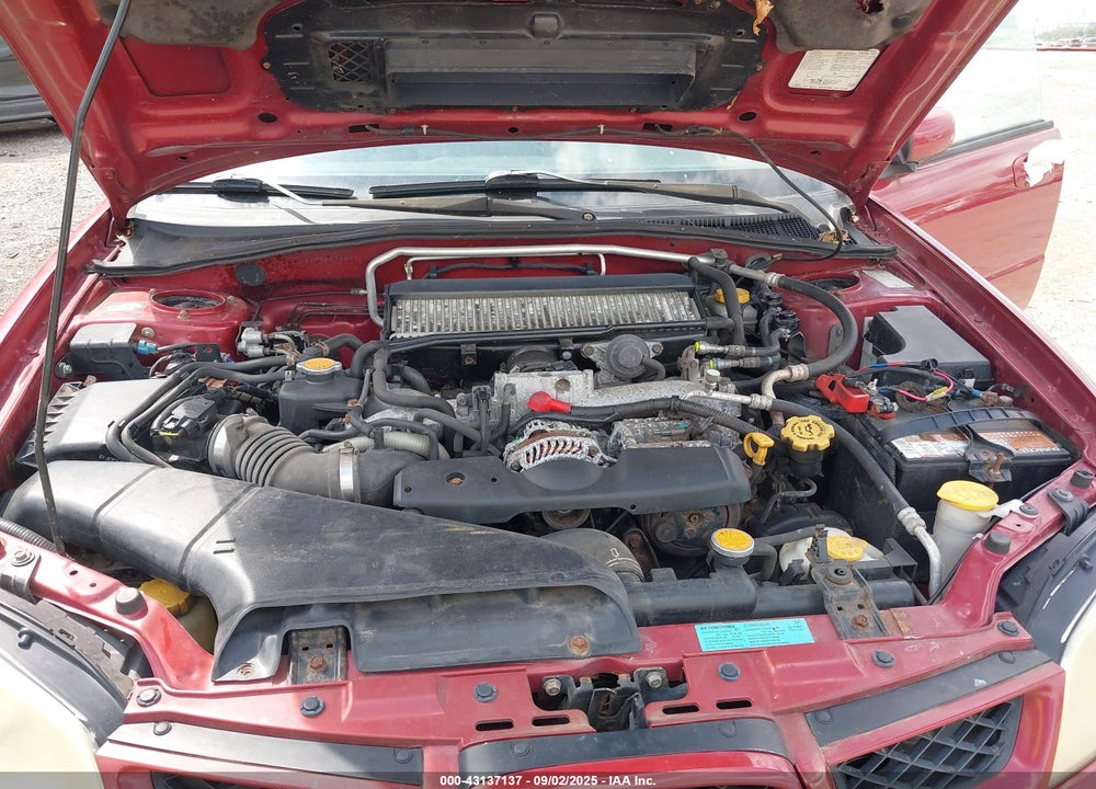 2007 SUBARU IMPREZA WRX VIN: JF1GG746X7G812589