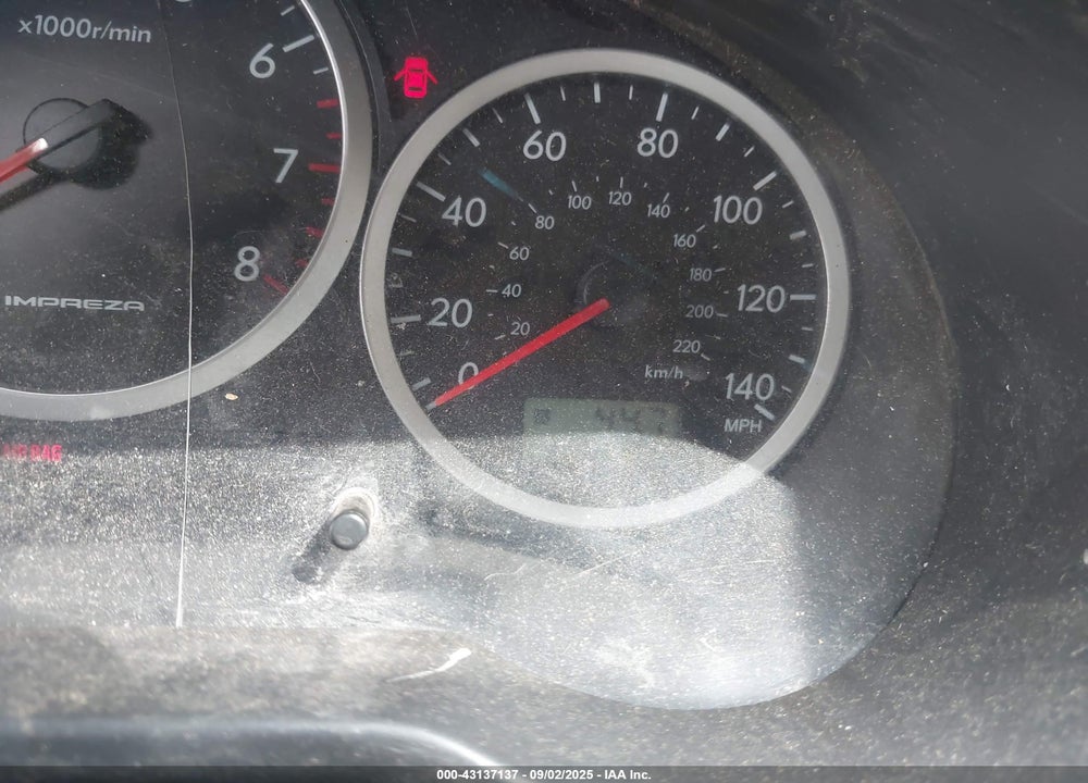 2007 SUBARU IMPREZA WRX VIN: JF1GG746X7G812589