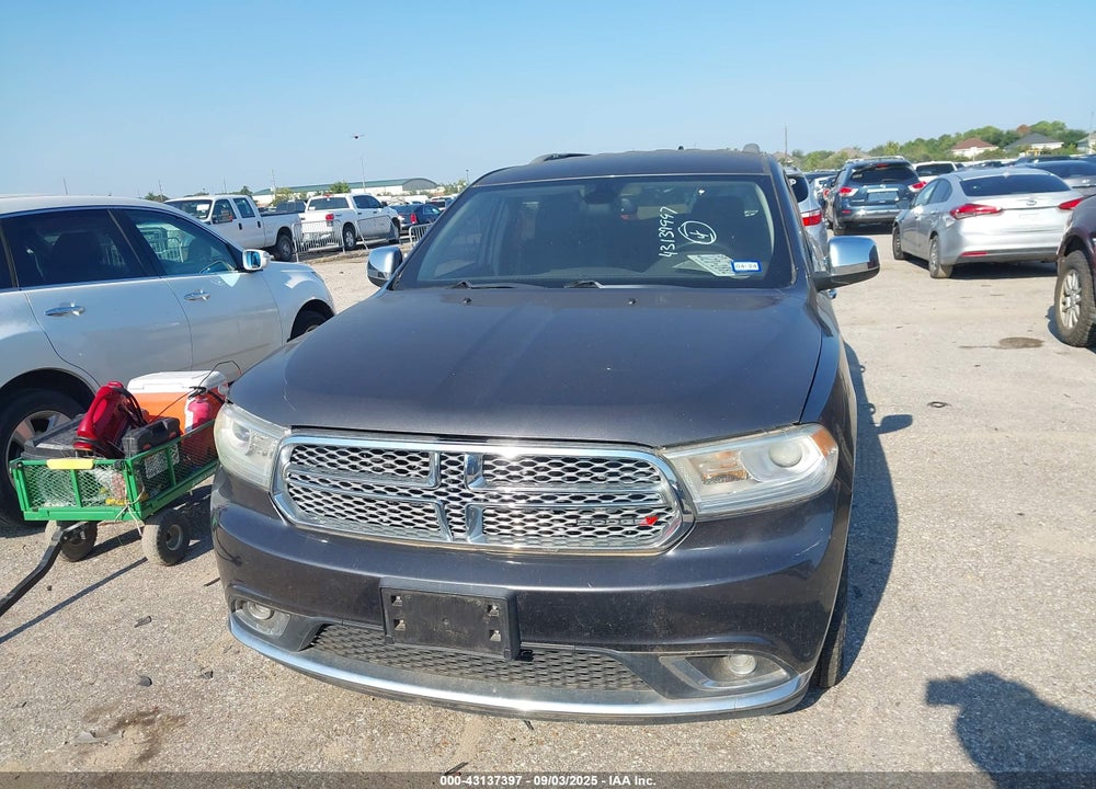2014 DODGE DURANGO SXT VIN: 1C4RDHAG0EC513972
