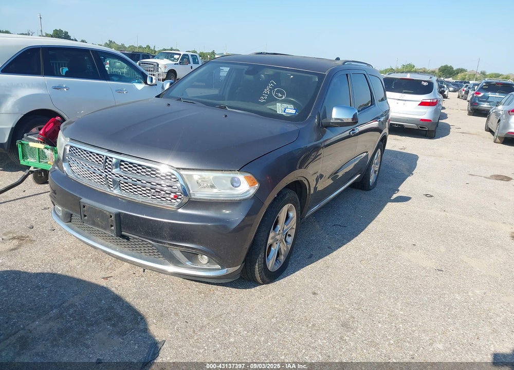 2014 DODGE DURANGO SXT VIN: 1C4RDHAG0EC513972