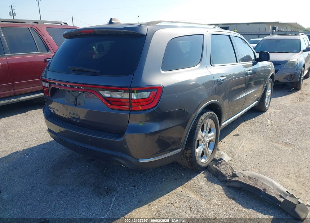 2014 DODGE DURANGO SXT VIN: 1C4RDHAG0EC513972