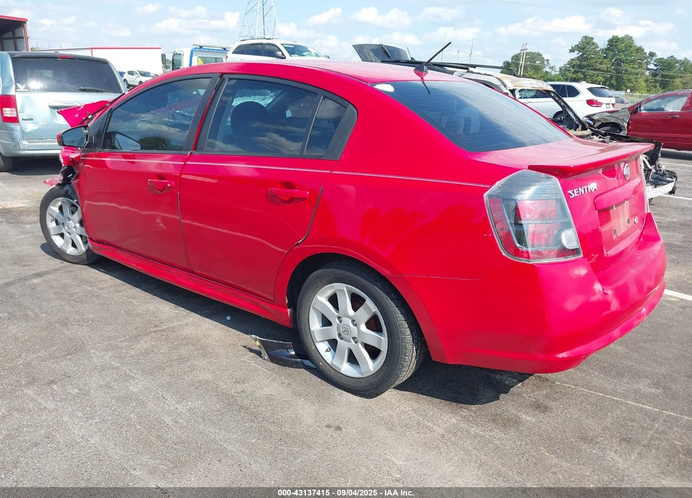 2012 NISSAN SENTRA VIN: 3N1AB6AP7CL704851
