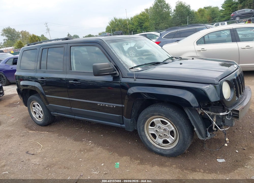 2012 JEEP PATRIOT VIN: 1C4NJPBAXCD661288