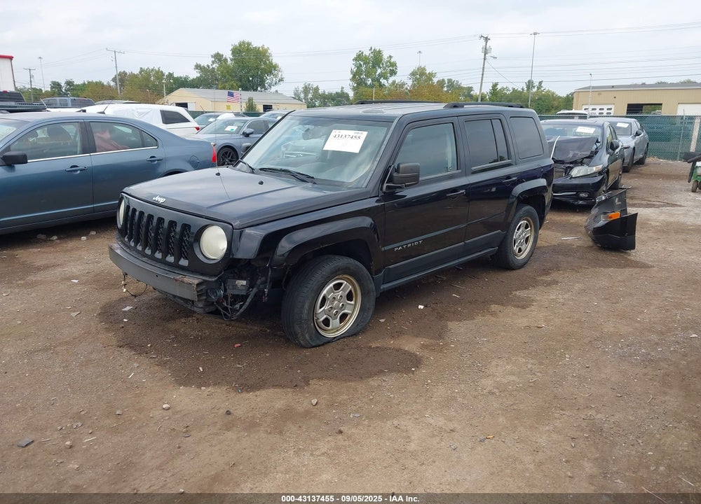 2012 JEEP PATRIOT VIN: 1C4NJPBAXCD661288