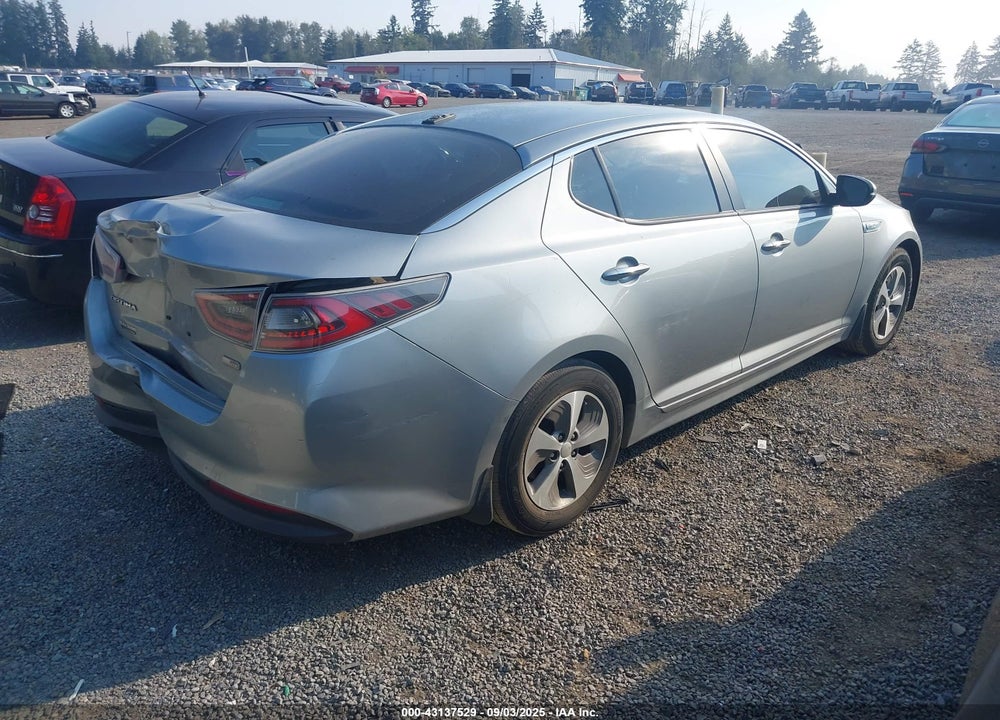 2014 KIA OPTIMA HYBRID VIN: KNAGM4AD9E5068834