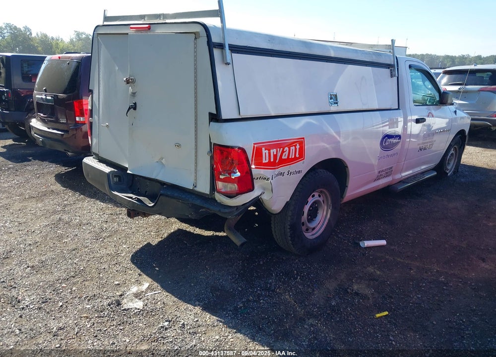2012 RAM 1500 VIN: 3C6JD6DP4CG220512