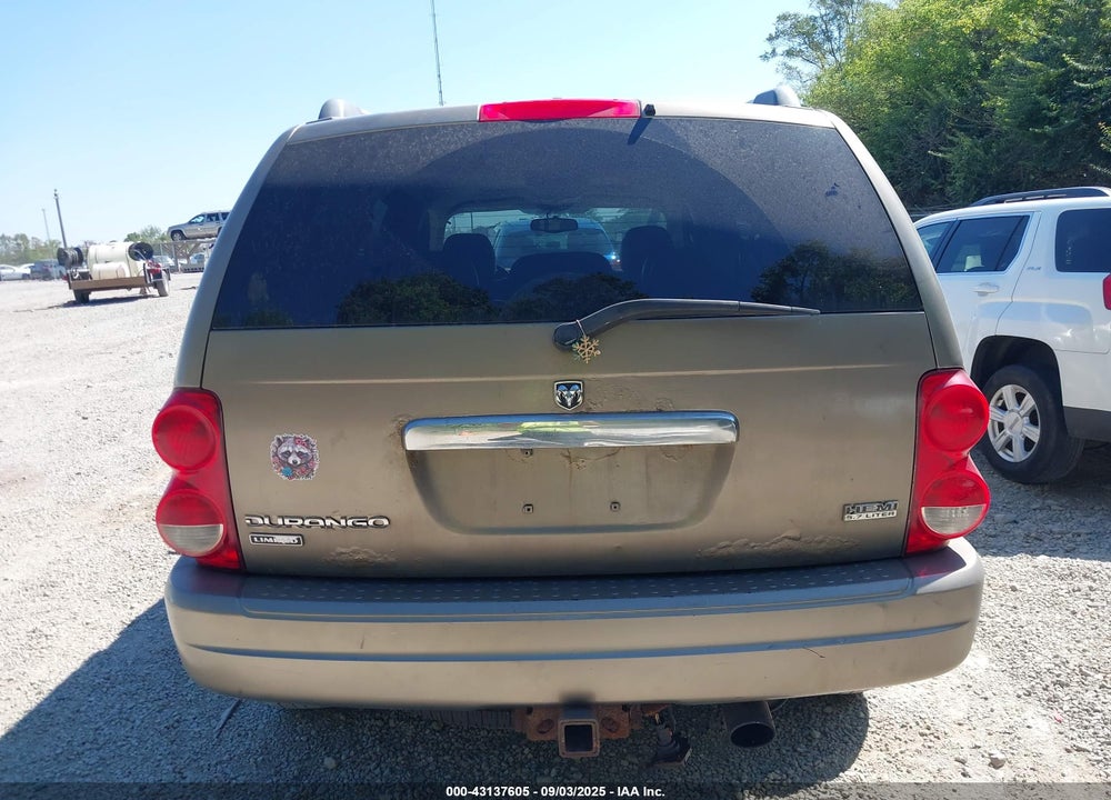 2006 DODGE DURANGO VIN: 1D8HB58246F120844