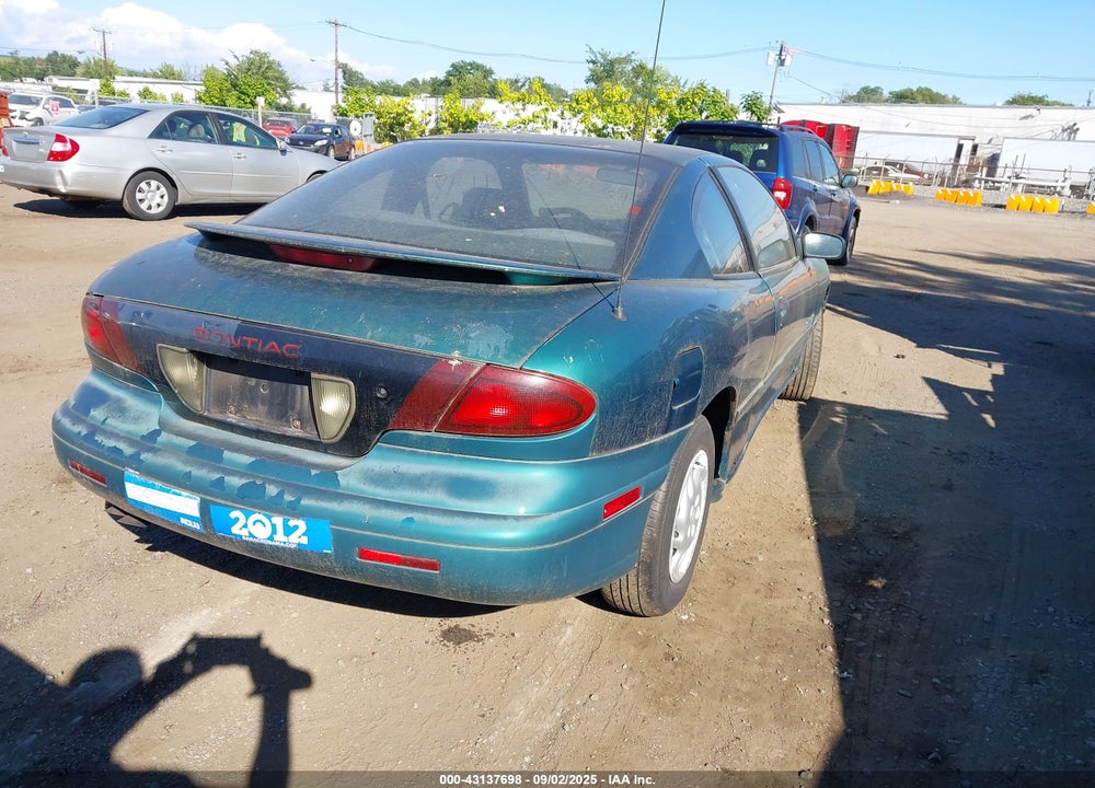 1998 PONTIAC SUNFIRE VIN: 1G2JB1249W7514289