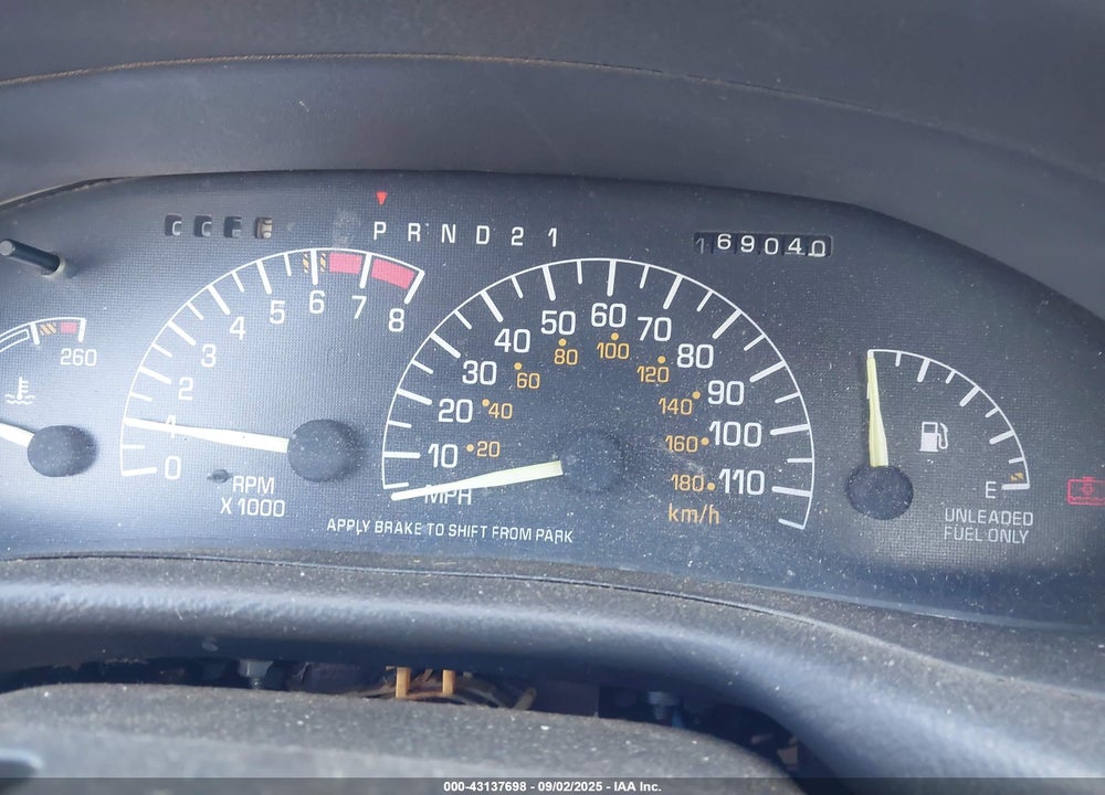 1998 PONTIAC SUNFIRE VIN: 1G2JB1249W7514289