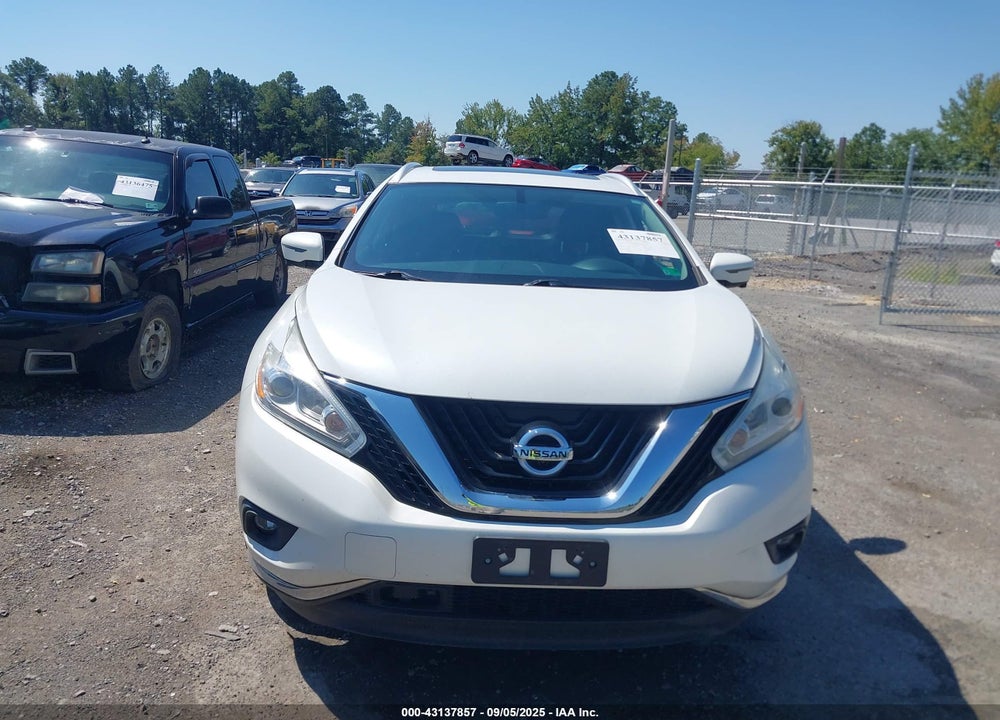2017 NISSAN MURANO VIN: 5N1AZ2MH3HN123999