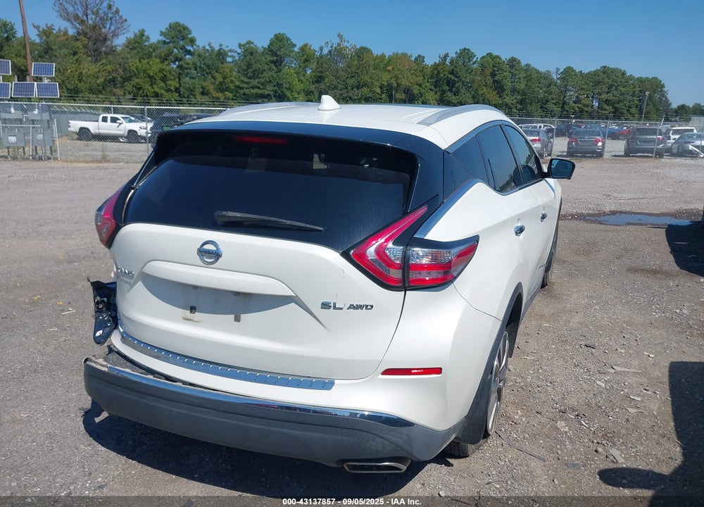 2017 NISSAN MURANO VIN: 5N1AZ2MH3HN123999