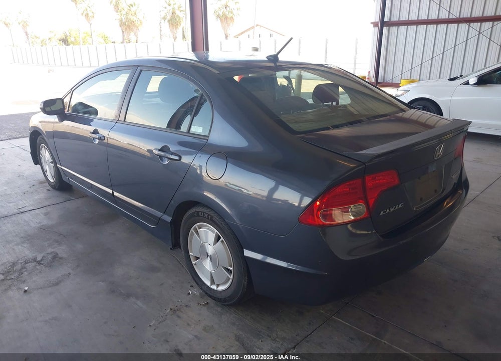 2008 HONDA CIVIC HYBRID VIN: JHMFA36278S016017