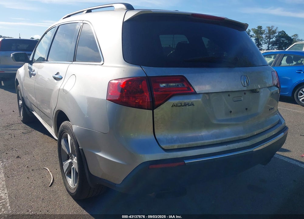 2011 ACURA MDX VIN: 2HNYD2H2XBH533331