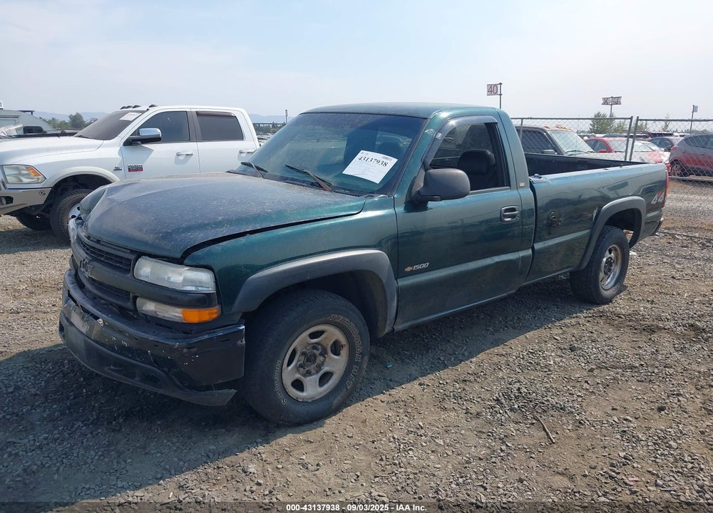 2001 CHEVROLET SILVERADO 1500 VIN: 1GCEK14V91E123974