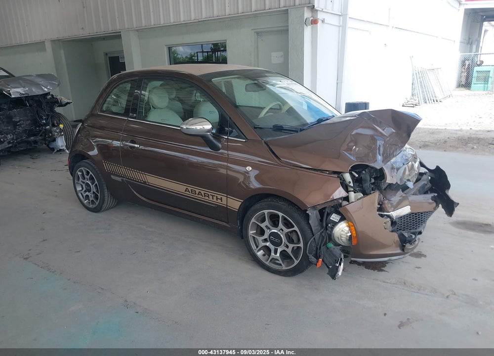 2012 FIAT 500C LOUNGE VIN: 3C3CFFER8CT119013