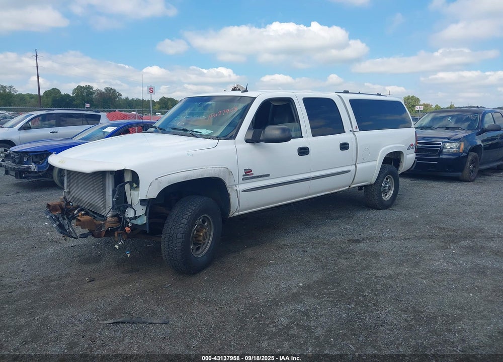 2004 GMC SIERRA 2500HD SLT VIN: 1GTHK23234F203313