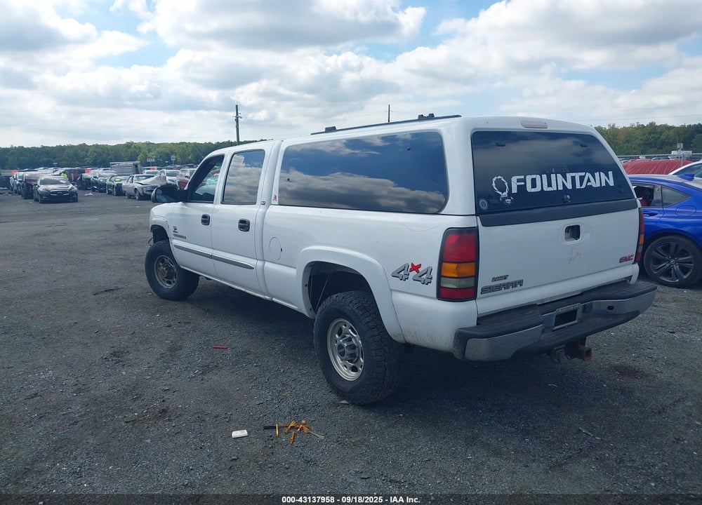 2004 GMC SIERRA 2500HD SLT VIN: 1GTHK23234F203313