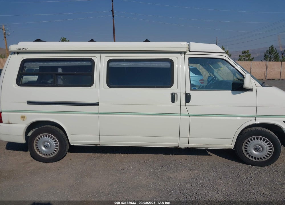 2000 VOLKSWAGEN EUROVAN MV VIN: WV2EH4701YH094402