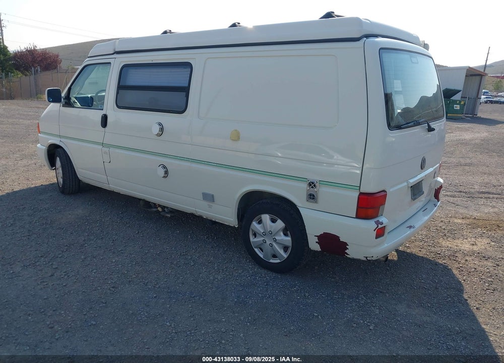 2000 VOLKSWAGEN EUROVAN MV VIN: WV2EH4701YH094402