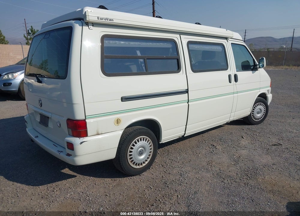 2000 VOLKSWAGEN EUROVAN MV VIN: WV2EH4701YH094402