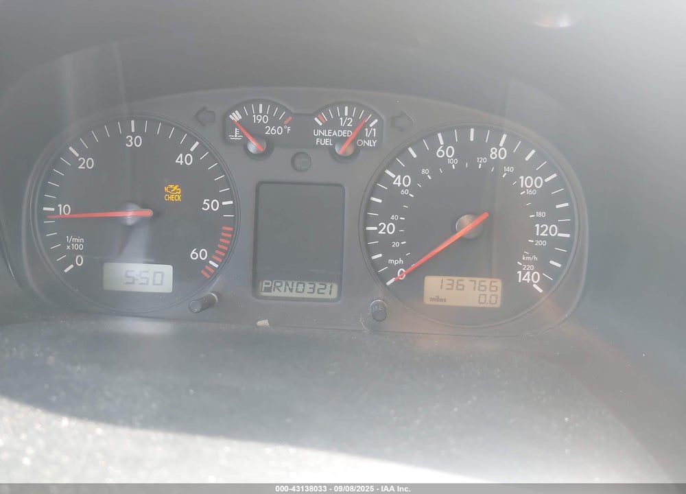 2000 VOLKSWAGEN EUROVAN MV VIN: WV2EH4701YH094402