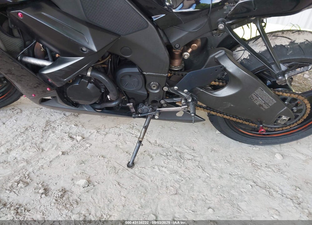 2008 KAWASAKI ZX1000 E VIN: JKAZXCE148A001738