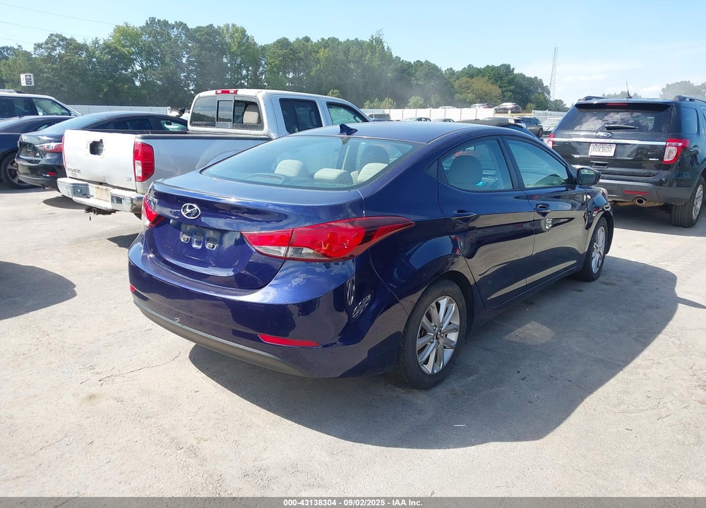 2014 HYUNDAI ELANTRA SE VIN: 5NPDH4AE1EH501520
