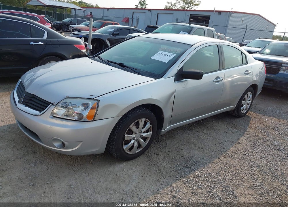 2008 MITSUBISHI GALANT ES VIN: 4A3AB36F38E019648