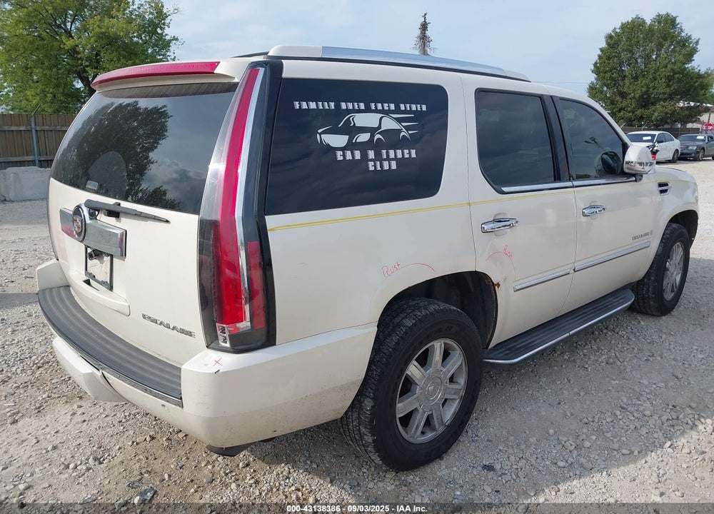2007 CADILLAC ESCALADE STANDARD VIN: 1GYFK63847R377181
