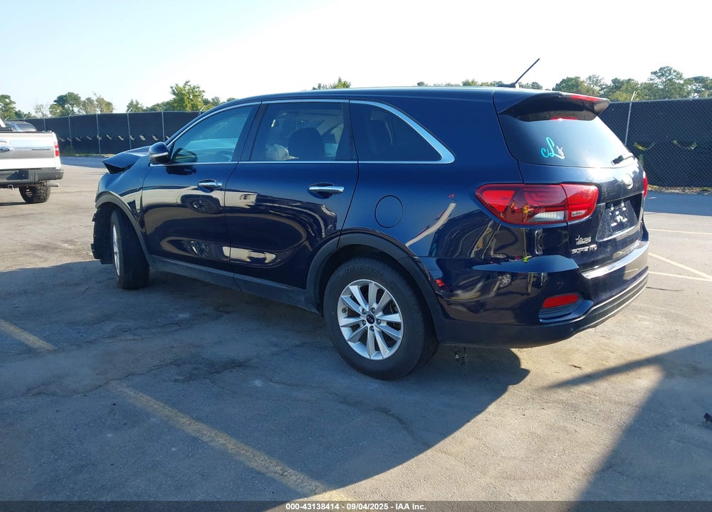2020 KIA SORENTO VIN: 5XYPG4A55LG616237