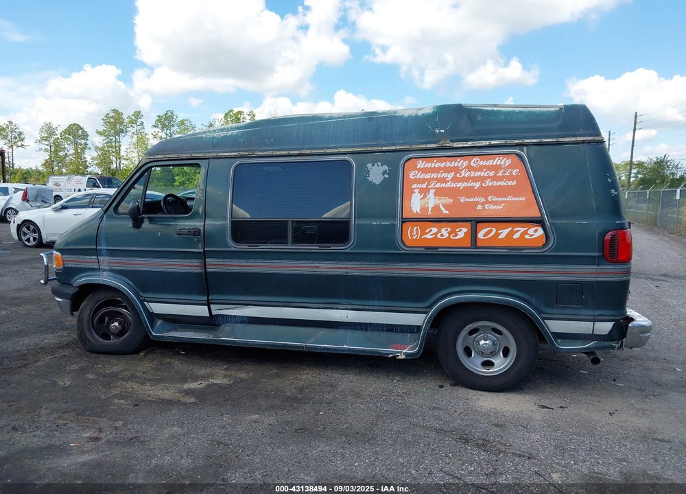 1996 DODGE RAM VAN VIN: 2B6HB21Y2TK116188