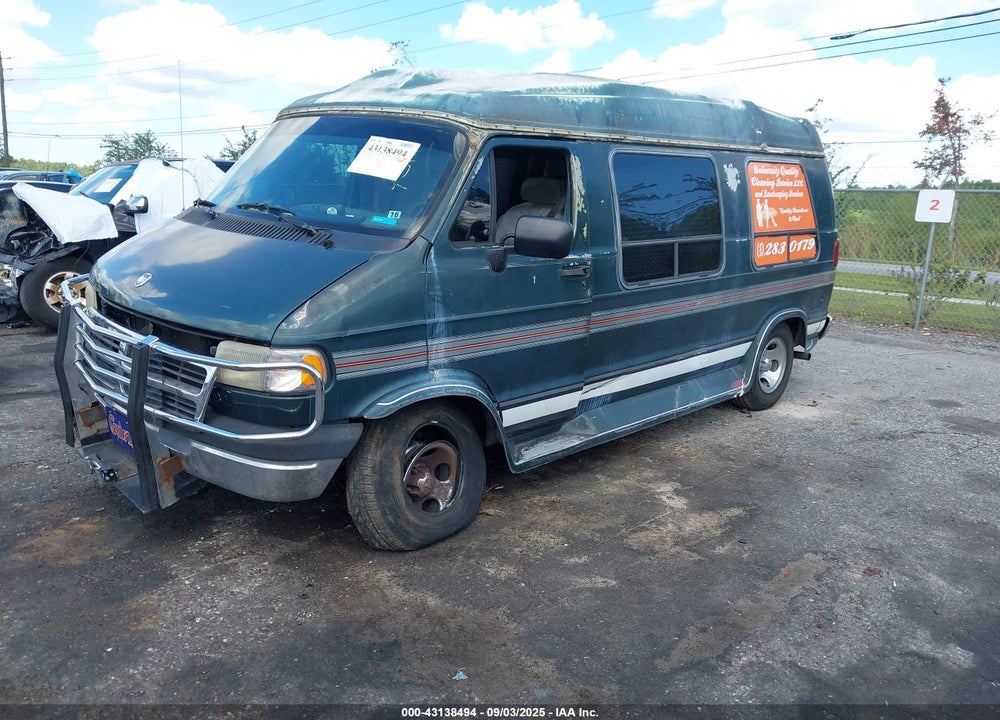 1996 DODGE RAM VAN VIN: 2B6HB21Y2TK116188