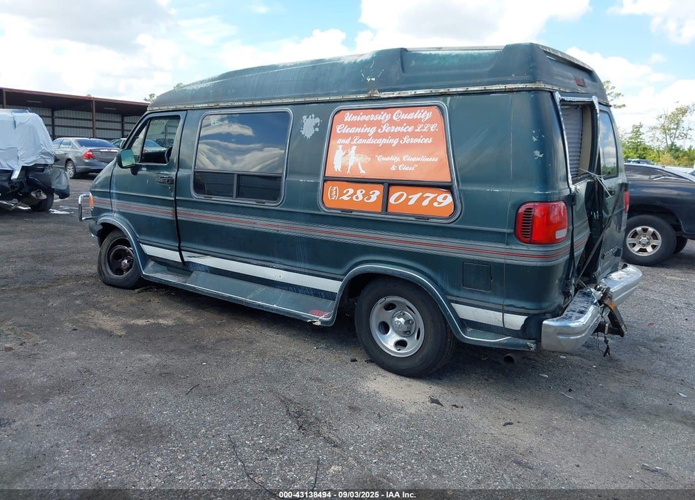 1996 DODGE RAM VAN VIN: 2B6HB21Y2TK116188
