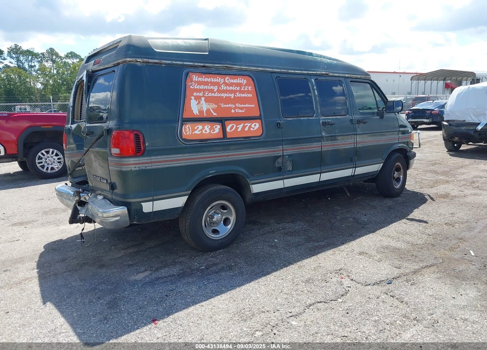 1996 DODGE RAM VAN VIN: 2B6HB21Y2TK116188