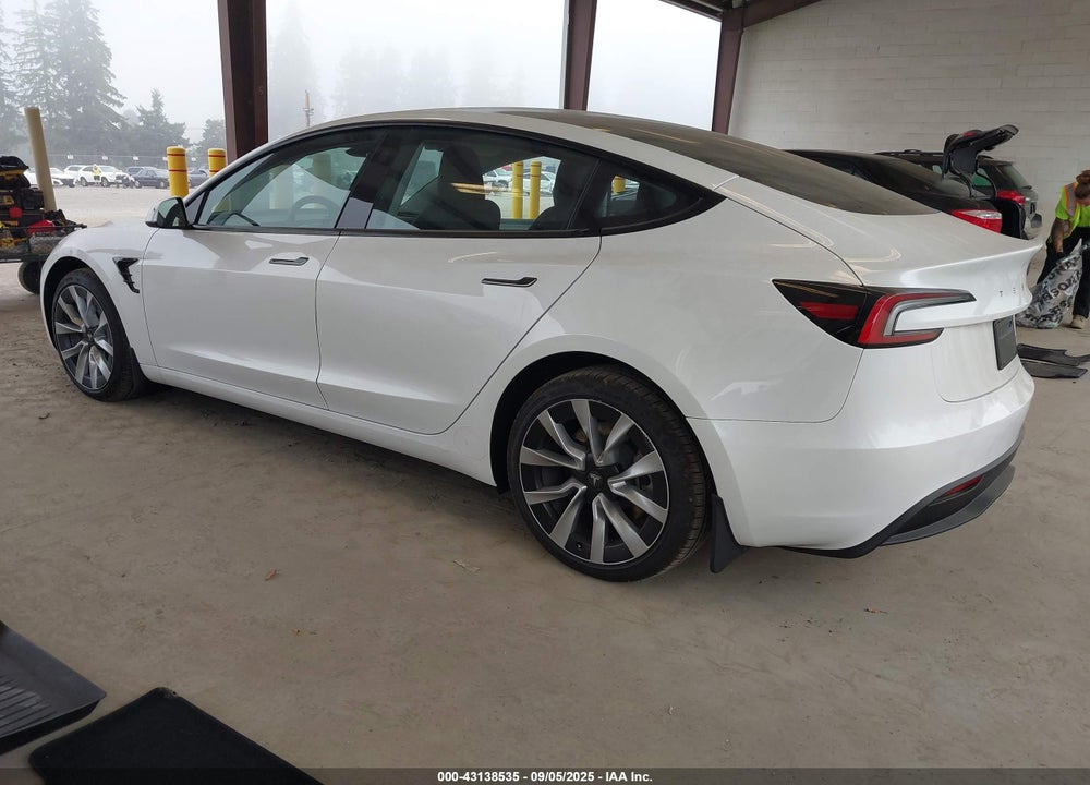 2025 TESLA MODEL 3 VIN: 5YJ3E1EBXSF875007