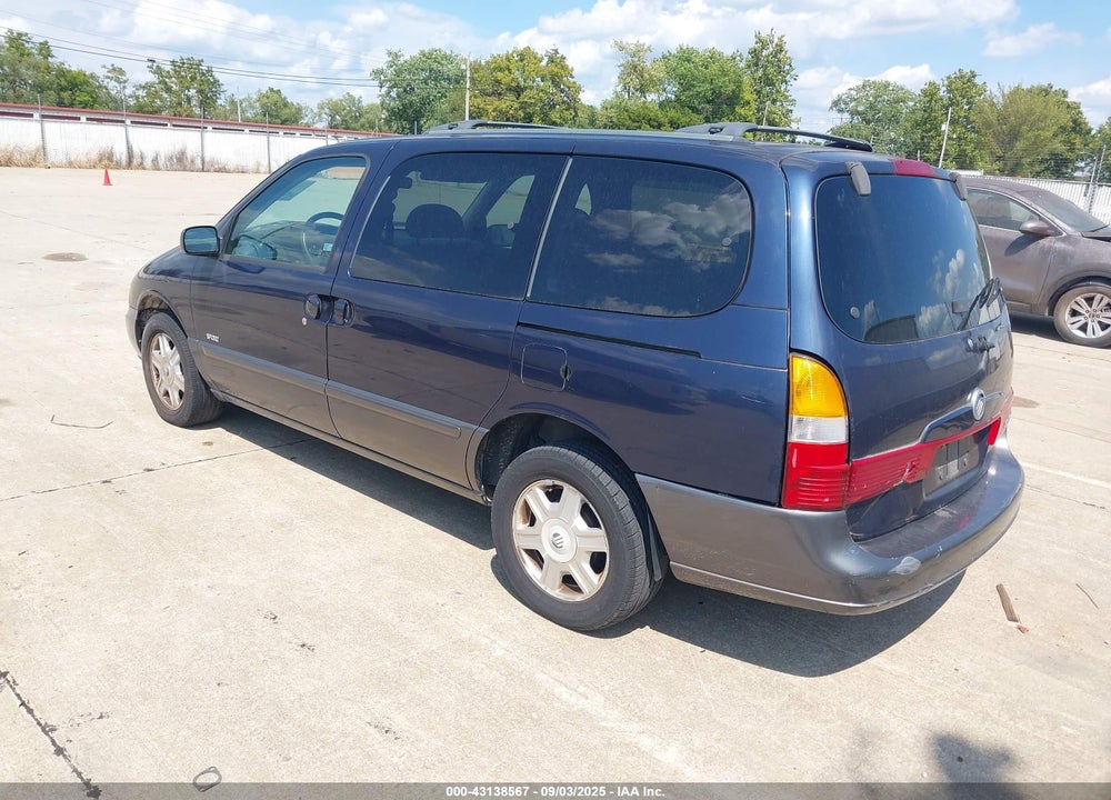 2002 MERCURY VILLAGER SPORT VIN: 4M2ZV12TX2DJ12106