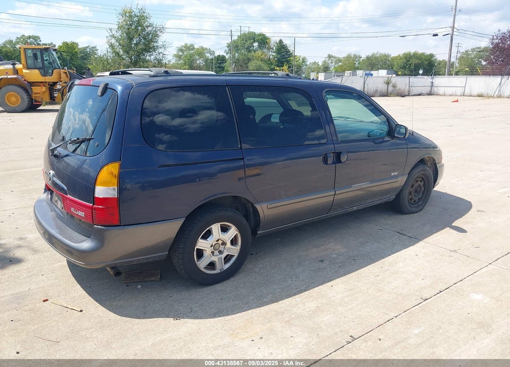 2002 MERCURY VILLAGER SPORT VIN: 4M2ZV12TX2DJ12106
