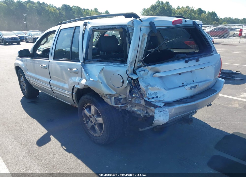 2004 JEEP GRAND CHEROKEE LIMITED VIN: 1J8GW58N64C179491